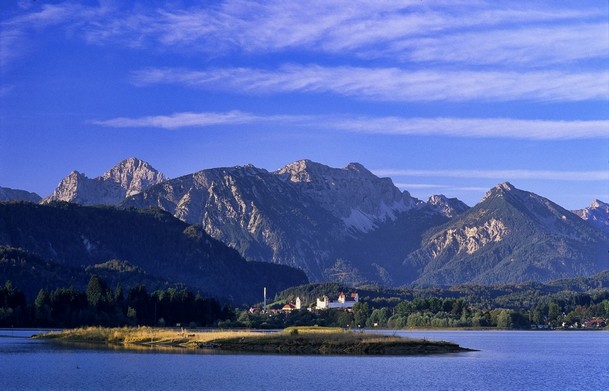 Schloss Neuschwanstein bei Füssen im Allgäu