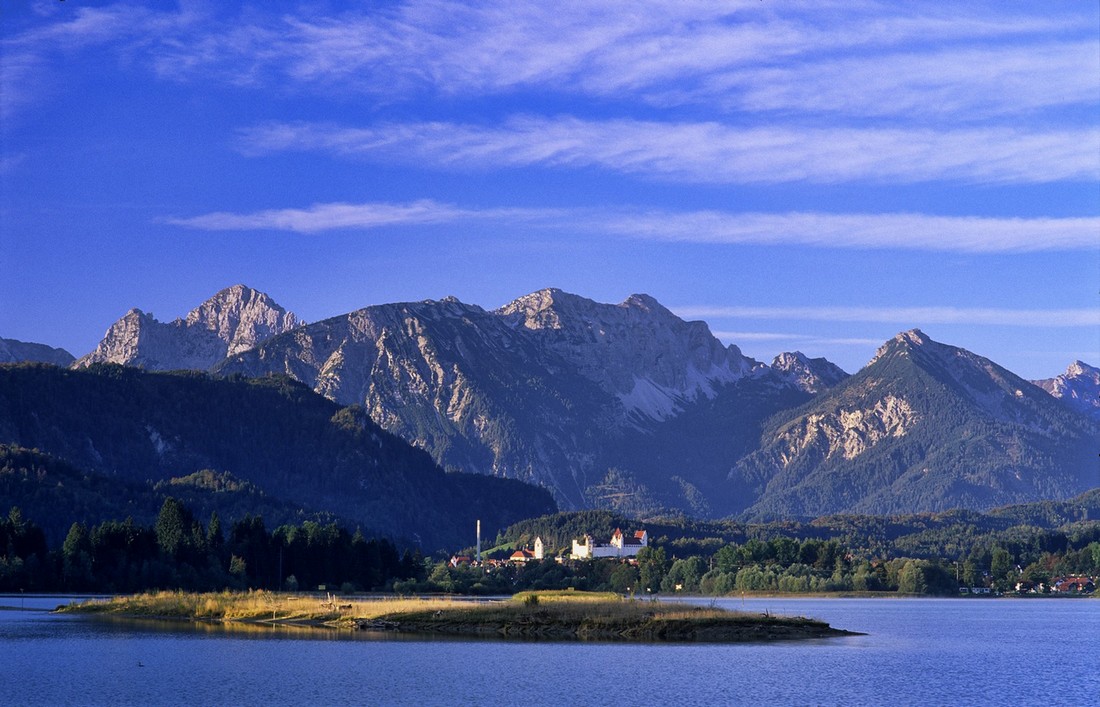 Schloss Neuschwanstein bei Füssen im Allgäu